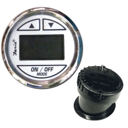 FARIA BEEDE Faria 2" Depth Sounder W/in-Hull Transducer - Chesapeake - Stainless Steel Bezel In White