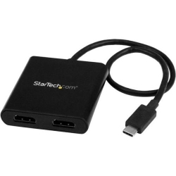 STARTECH USB-C to HDMI Adapter - 4K - 2 Port Mst Hub - Thunderbolt 3 Compatible - Multi Monitor