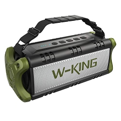 W-KING 50W Bluetooth Speaker, Portable Wireless Speakers Waterproof With 24 Hours Playtime, 8000Mah Battery Power Bank