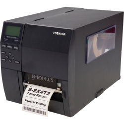 TOSHIBA B-Ex4T2 Direct Thermal/thermal Transfer Printer - Monochrome - Desktop - Label Print B-Ex4T2-Gs12-Qm-R