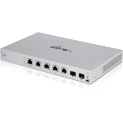 UBIQUITI Unifi Xg 6-Port 10-Gigabit 802.3Bt Poe++ Switch With 2-Port Sfp+