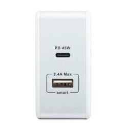 ROCKSTONE Pd45 Power Delivery Wall Charger With 2.4A USB Port