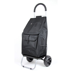 DBEST PRODUCTS Trolley Dolly Shopping Grocery Foldable Cart In Black