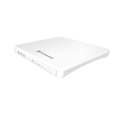 TRANSCEND 8K Extra Slim Portable DVD Writer Optical Drive (Ts8Xdvds-W)