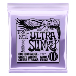 ERNIE BALL Nickel Wound Electric Guitar Strings - Ultra Slinky 10-48