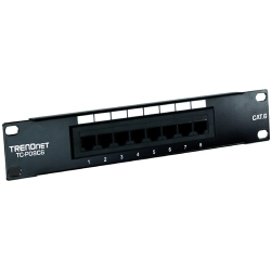 TRENDNET 8-Port Cat. 6 Unshielded Patch Panel