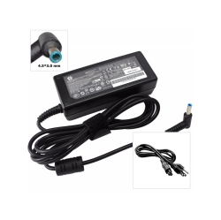 HP New Genuine Ac Adapter Charger 19.5V 2.31A 45W 4.5 3.0MM Tip In Blue
