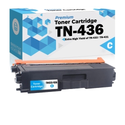 ULTRA TONER New Superior Brother Tn436 Compatible Toner Cartridge-Brother Printer In Cyan