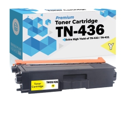 ULTRA TONER New Superior Brother Tn436 Compatible Toner Cartridge-Brother Printer In Yellow