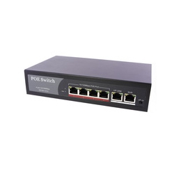 AXGEAR Poe Network Switch 10/100M Power Injector 4 Port + 2 Port Power Over Ethernet