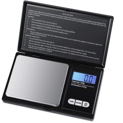 HLD Digital Pocket Scale, Electronic Smart Scale With 7 Units, Lcd Backlit Display, Tare Function, Stainless Steel
