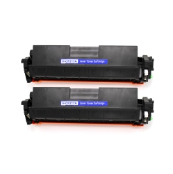PRINTER SOLUTION Brand New Compatible 2 Pack HP Cf217A Toner Cartridge for M102W/m130Fn/m130Fw/m130Nw In Black