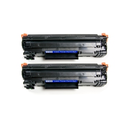 PRINTER SOLUTION Brand New Compatible 2 Pack HP 78A (Ce278A) Toner Cartridge In Black