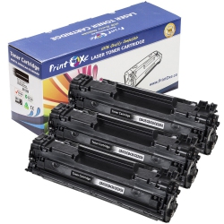 PRINTOXE ® Cb435A / Ce285A / Cb436A Compatible 3 Toner Cartridges 35A / 85A / 36A for Laserjet P1002, M1120, Lbp Series (See Compatible Printers