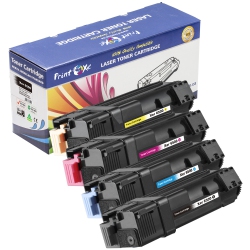 PRINTOXE ® 6500 / 106R01597 Compatible 4 Toners Complete Set; Black, Cyan, Magenta, & for Xerox Phaser 6500 & Workcentre 6505 In Yellow