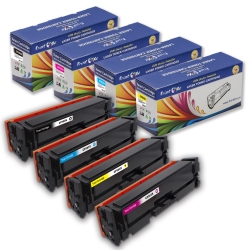 PRINTOXE ® 202X Compatible With HP Set High Yield Of 202A Of 4 Toners for ; Black Cf500X Cyan Cf501X Cf502X & Magenta Cf503X In Yellow