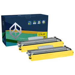 Cartouche D'encre En Poudre Noire De Ttoner Pour Brother (Tt-Tn-360) - Paquet De 2