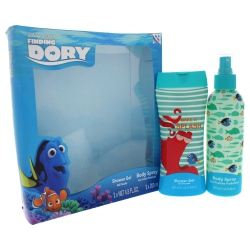 DISNEY Finding Dory By for Kids - 2 PC Gift Set 6.8OZ Body Spray, 6.8OZ Shower Gel