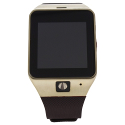 ECLOCK Ek-D3 Montre Connectee Gold/brown Silicone Strap Smart Watch By for Unisex - 1 PC Watch