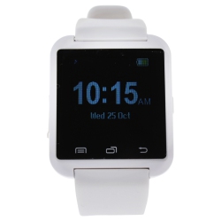 ECLOCK Ek-A1 Montre Connectee Silicone Strap Smart Watch By for Men - 1 PC Watch In White