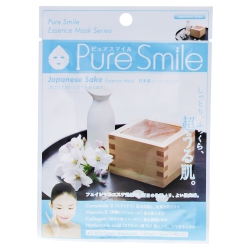 PURE SMILE Essence Mask - Japanese Sake By for Women - 0.8 OZ Mask