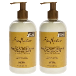 SHEA MOISTURE Raw Shea Butter Restorative Conditioner - Pack Of 2 By for Unisex - 13 OZ Conditioner