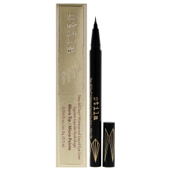STILA Stay All Day Waterproof Liquid Eye Liner Micro Tip - Intense By for Women - 0.016 OZ Eyeliner In Black