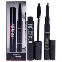 SMASHBOX Get Framed Eye Duo By for Women - 2 PC 0.1OZ Brow Tech Togo Crayon Et Gel, 0.007OZ Pencil - 539 Brunette A Dual Ended Brow, 0.32OZ Full
