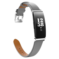 HLD Premium Genuine Leather Fitbit Watch Band Replacement Strap With Connector - for Fitbit Inspire/inspire Hr Heart Rate