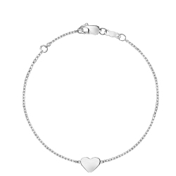 MYDIAMOND 14K Single Heart Bracelet In Multicolor