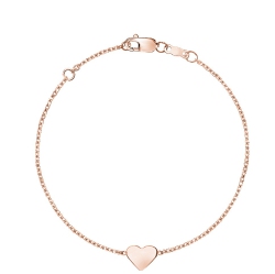 MYDIAMOND 14K Single Heart Bracelet In Multicolor