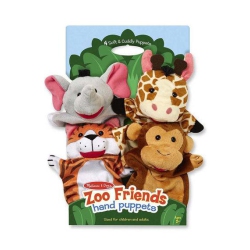 MELISSA AND DOUG Melissa & Doug - Zoo Friends Hand Puppets (Set Of 4)