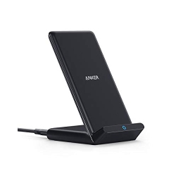ANKER Wireless Charger, Powerwave Stand, Qi-Certified for Iphone 11, 11 Pro, 11 Pro Max, Xr, Xs Max, Xs, X, 8, 8 Plus, 10W