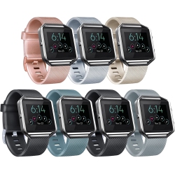 HLD Replacement Bands Compatible for Fitbit Blaze Band, Classic Accessory Sport Band Strap for Fitbit Blaze Smart Watch (Large)
