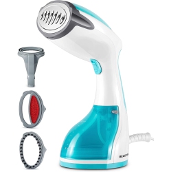 HLD 1200-Watt Handheld Steamer for Clothes, 30-Second Heat-Up, 8.79-Ounce Water Tank, Aqua