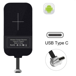 CSMART Qi Wireless Charger Charging Receiver Pad (Type C Port) for Samsung / Lg / Sony / Google / Motorola / Android Phones