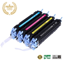 ULTRA TONER 4 Colors Combo - HP 124A (Q6000A，q6001A, Q6002A, Q6003A) Bk/m/y/c Toner Cartridge Premium Quality！