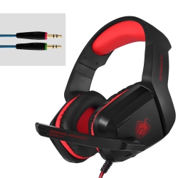 HLD Stereo Gaming Headset, Noise-Cancelling Headset, Bass Surround, Over Ear Headset，for PC, Ps4，xbox One, Mac, Ipad, With Mic