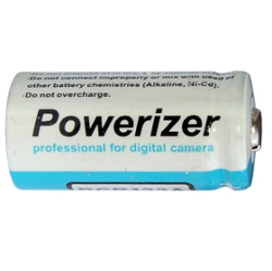POWERIZER 3.6 Volt Rcr123A (16340) Lithium Ion Battery (650 Mah)
