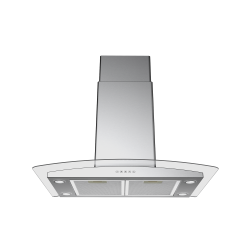 BLUE OCEAN Ocean 36" 900 Cfm Stainless Steel Island Mount Kitchen Range Hood (Rh668I)