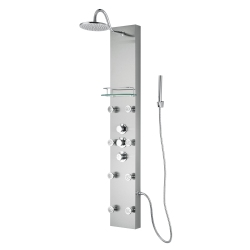 BLUE OCEAN " 57” Stainless Steel Thermostatic Shower Panel (Sps8801)