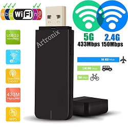 5G MAKER Dual Band 5G 2.4G 600Mbps Wifi USB Dongle Stick Adapter for Dreamlink T1 T1 Plus Dlite