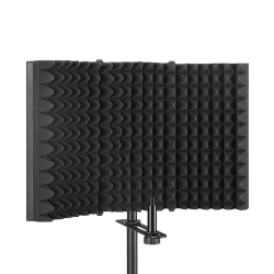 HLD Studio Microphone Isolation Shield Sound Absorber Recording Foam Panel Shield
