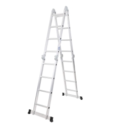 STANZ (Tm) 15.5Ft Folding Ladder Multi Purpose Aluminium Folding Step Ladder 7 In 1