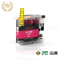 ULTRA INK New Brother Printer Lc103 M High Yield Inkjet Cartridge Online Only In Magenta