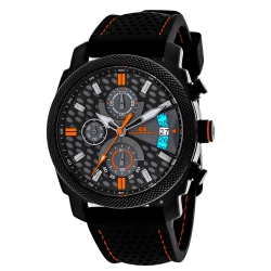 OCEANAUT Men's Kryptonite And Grey Dial Watch - Oc2323 In Black