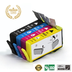 ULTRA TONER 4 Colors Combo - HP 902Xl Bk/c/m/y Inkjet Cartridge Online Only