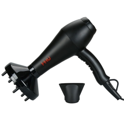 HLD 1875W Fast Hair Dryer Low Noise Ionic Ceramic 2 Speed And 3 Heat Settings Ac Infrared Heat With Concentrator & Diffuser