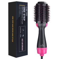 NAVOR Hair Dryer Brush Hair Curler Hair Straightener Ionic Hair Brushone Step 4-In-1 Modeling Tool