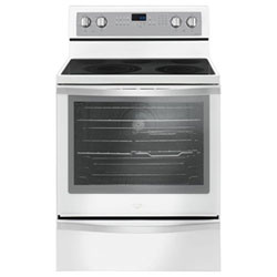 Cuisinière Électrique Autonome Surf. Lisse 30 Po De Whirlpool (Ywfe745H0Fh) - Blanc - Bo - Endommagé